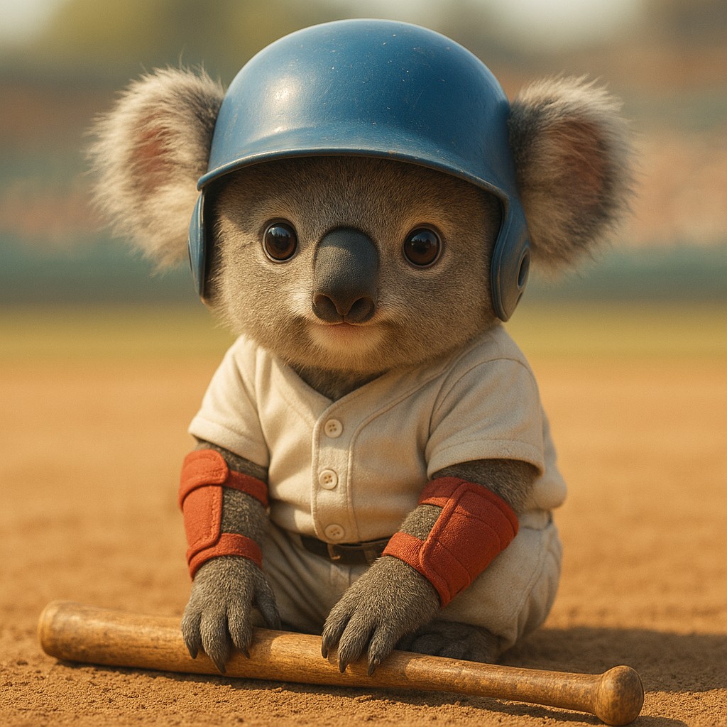 স্টেডিয়ামে ইউনিফর্ম পরা এবং ব্যাট হাতে থাকা একটি চরিত্র দেখা যাচ্ছে